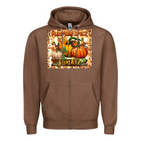 Chestnut pumpkin spice junkie tumbler Zipper Hoodie - BundleAndBundleShop