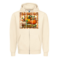 Sandshell pumpkin spice junkie tumbler Zipper Hoodie - BundleAndBundleShop