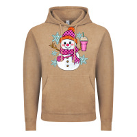 Vintage Coffee bougie snowman Vintage Hoodie - Zillion Design Studio
