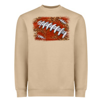 Mushroom American football background Heavyweight Sweatshirt - texasbilliewilder