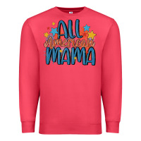 Cardinal all american mama Premium Sweatshirt - MaliasSmallBusiness
