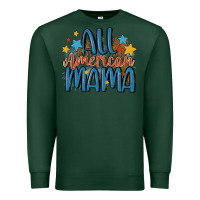 Sports Green all american mama Premium Sweatshirt - MaliasSmallBusiness