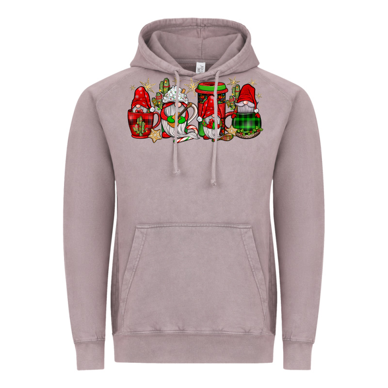 Christmas Mexican Gnomies Coffee Vintage Hoodie by JahusDesignShop | Teevron