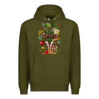 Army Green im teacher elf Premium Hoodie - MaliasSmallBusiness