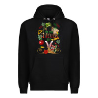 Black im teacher elf Premium Hoodie - MaliasSmallBusiness