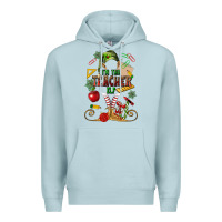 Blue Mist im teacher elf Premium Hoodie - MaliasSmallBusiness