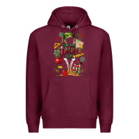 Burgundy im teacher elf Premium Hoodie - MaliasSmallBusiness