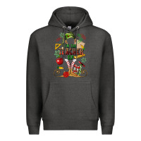 Charcoal Heather im teacher elf Premium Hoodie - MaliasSmallBusiness