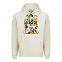 Oatmeal Heather im teacher elf Premium Hoodie - MaliasSmallBusiness