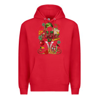 Red im teacher elf Premium Hoodie - MaliasSmallBusiness