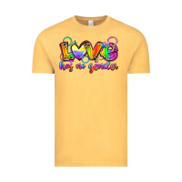 Vintage Mustard love has no gender Vintage Tee - Zillion Design Studio