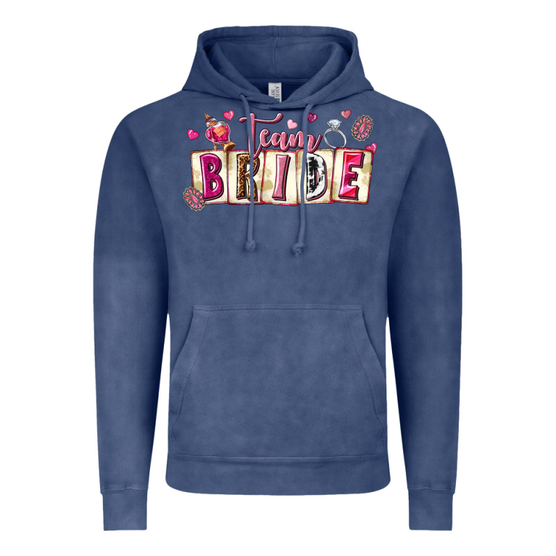 Team Bride Vintage Hoodie by texasbilliewilder | Teevron
