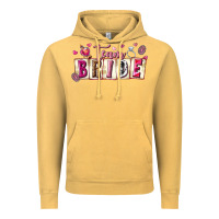 Vintage Mustard team bride Vintage Hoodie - texasbilliewilder