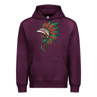 American Flag Indian Headdress Urban Hoodie | Teevron