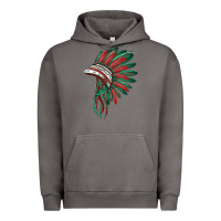 Pigment Tornado american flag indian headdress Urban Hoodie - BarkalooDesign