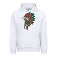 White american flag indian headdress Urban Hoodie - BarkalooDesign