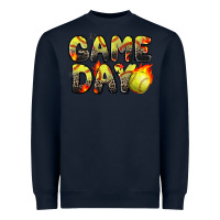 Navy game day softball leopard Heavyweight Sweatshirt - Zillion Design Studio