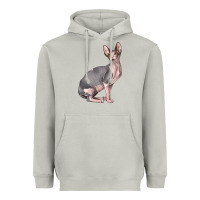 Moon Dust Sphynx Cat Heavyweight Hoodie - LillyAllenDesigns