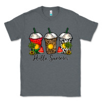 Charcoal Heather hello summer Classic Tee - CowhideDigitalArt
