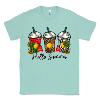 Seafoam hello summer Classic Tee - CowhideDigitalArt