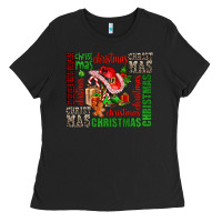 Black christmas Ladies Tee - AdoDesignShop