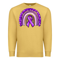 Antique Gold awerenes ribbon  rainbow Premium Sweatshirt - MaliasSmallBusiness