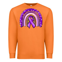 Carrot awerenes ribbon  rainbow Premium Sweatshirt - MaliasSmallBusiness