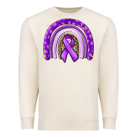 Sandshell awerenes ribbon  rainbow Premium Sweatshirt - MaliasSmallBusiness