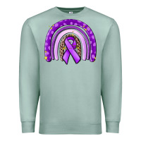 Seafoam awerenes ribbon  rainbow Premium Sweatshirt - MaliasSmallBusiness