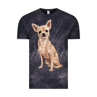 Cloud Black chihuahua Vintage Tee - RanaPortraitStore