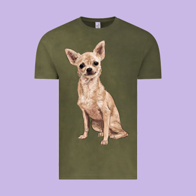 Chihuahua Vintage Tee Designed By Ranaportraitstore
