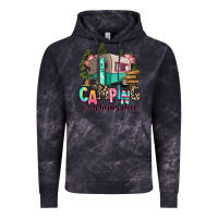 Cloud Black camping is my happy place Vintage Hoodie - RanaPortraitStore