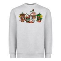 Heather Grey american football coffee cups Heavyweight Sweatshirt - texasbilliewilder