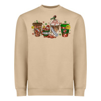American Football Coffee Cups Heavyweight Sweatshirt | Teevron