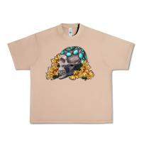 Burro skull with sunflowers Urban Heavy Tee - RanaPortraitStore