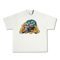 Pistachio skull with sunflowers Urban Heavy Tee - RanaPortraitStore