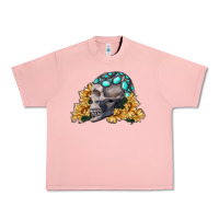 Salmon skull with sunflowers Urban Heavy Tee - RanaPortraitStore