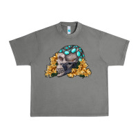 Tornado skull with sunflowers Urban Heavy Tee - RanaPortraitStore
