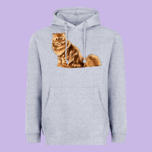 Persian Cat Heavyweight Hoodie Designed By Lillyallendesigns