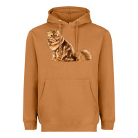 Meerkat Persian Cat Heavyweight Hoodie - LillyAllenDesigns