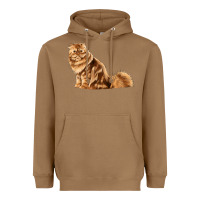 Toasted Coconut Persian Cat Heavyweight Hoodie - LillyAllenDesigns