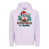 Lilac i want a hippopotamus for christmas Premium Hoodie - MaliasSmallBusiness