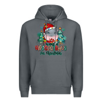 Rock i want a hippopotamus for christmas Premium Hoodie - MaliasSmallBusiness