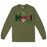Army Green girl mini elf skull Long Sleeve Tee - FaDigitalArtStudio