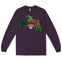 Plum girl mini elf skull Long Sleeve Tee - FaDigitalArtStudio