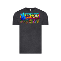 Vintage Black it's ok to say gay Vintage Tee - Zillion Design Studio