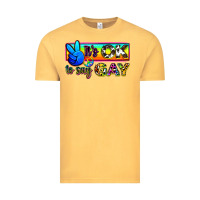 Vintage Mustard it's ok to say gay Vintage Tee - Zillion Design Studio