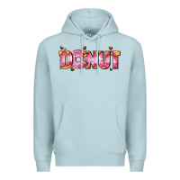 Blue Mist donut with donut and hearts Premium Hoodie - AdoDesignShop