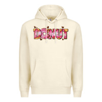 Sandshell donut with donut and hearts Premium Hoodie - AdoDesignShop