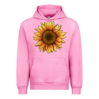 Fuchsia Pink sunflower Urban Hoodie - BarkalooDesign